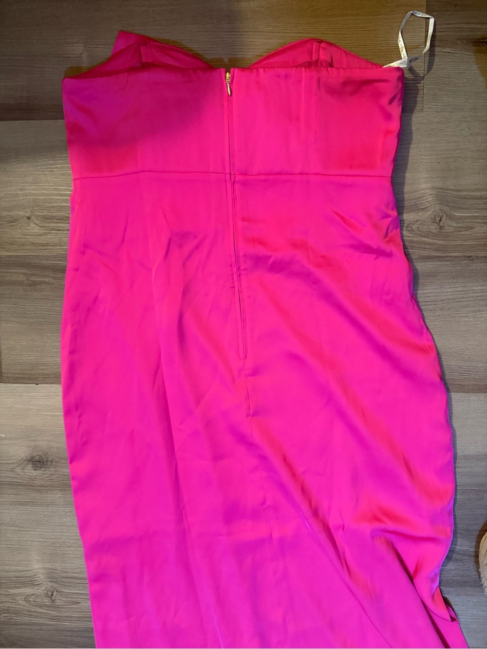 Lilly Pulitzer Hot Pink Strapless Maxi Dress with Bow - Picture 7 of 13